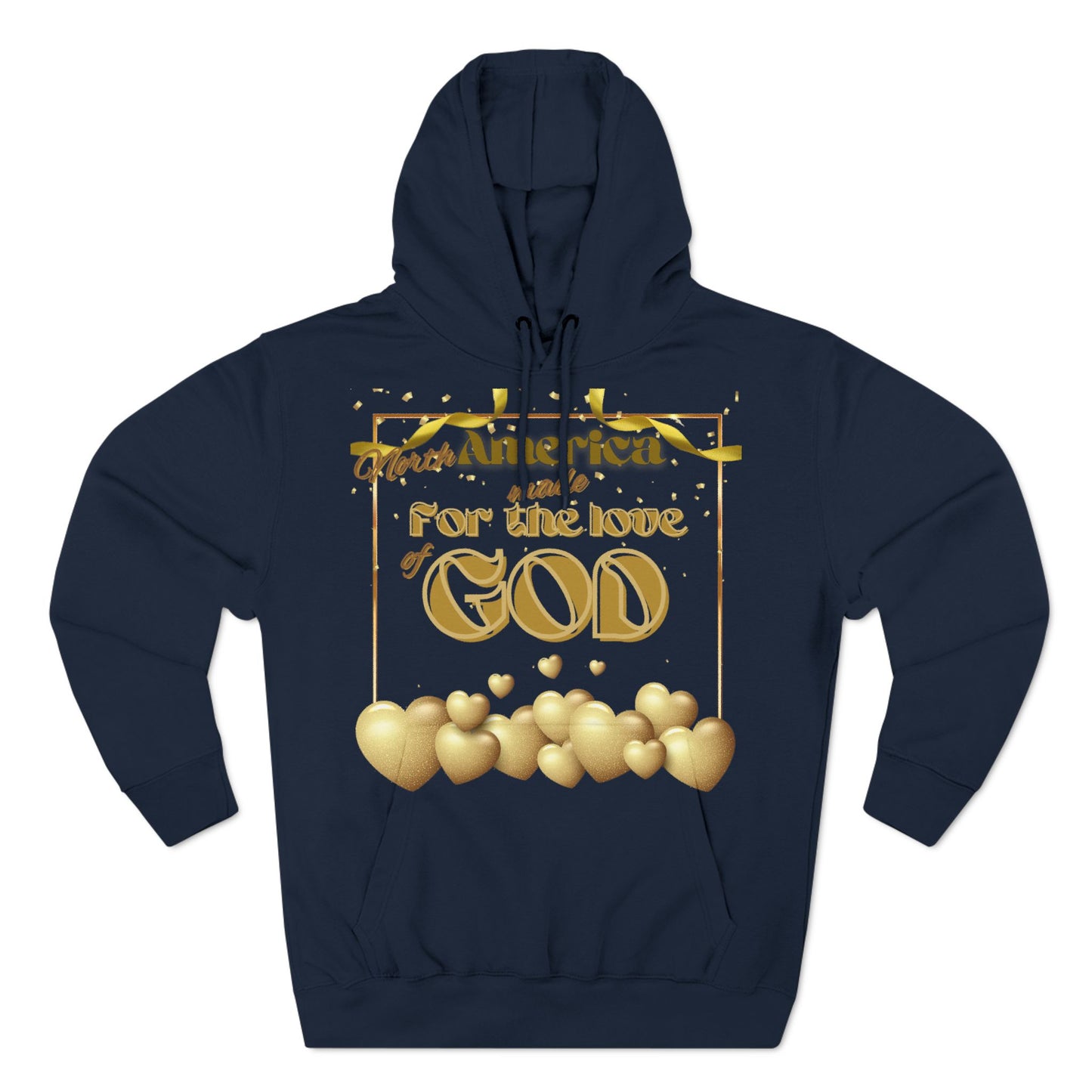 Three-Panel Fleece Hoodie (North America-ForLove)