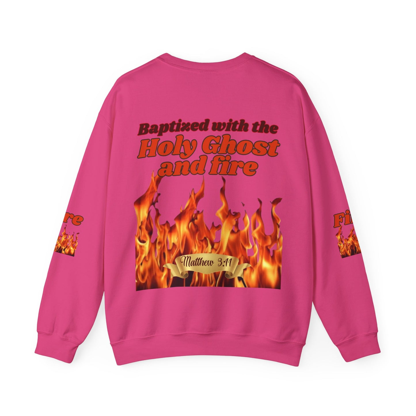 Unisex Heavy Blend™ Crewneck Sweatshirt (Fire)