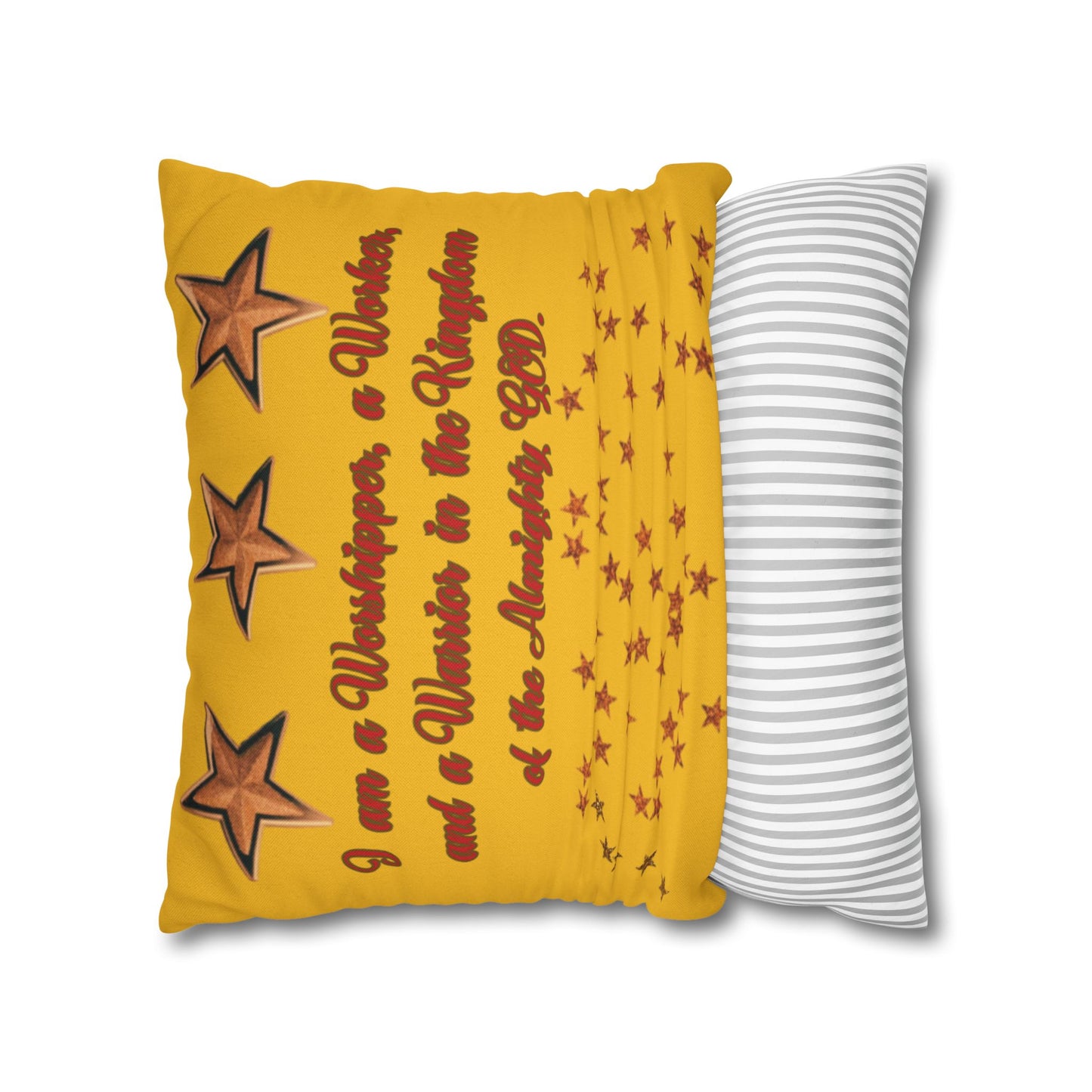 Spun Polyester Square Pillowcase - (www)