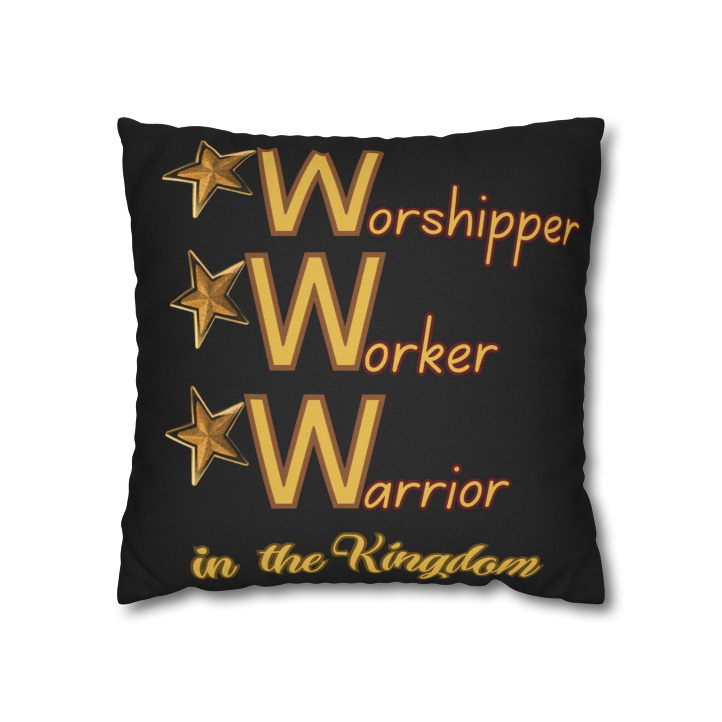 Spun Polyester Square Pillowcase - (www)