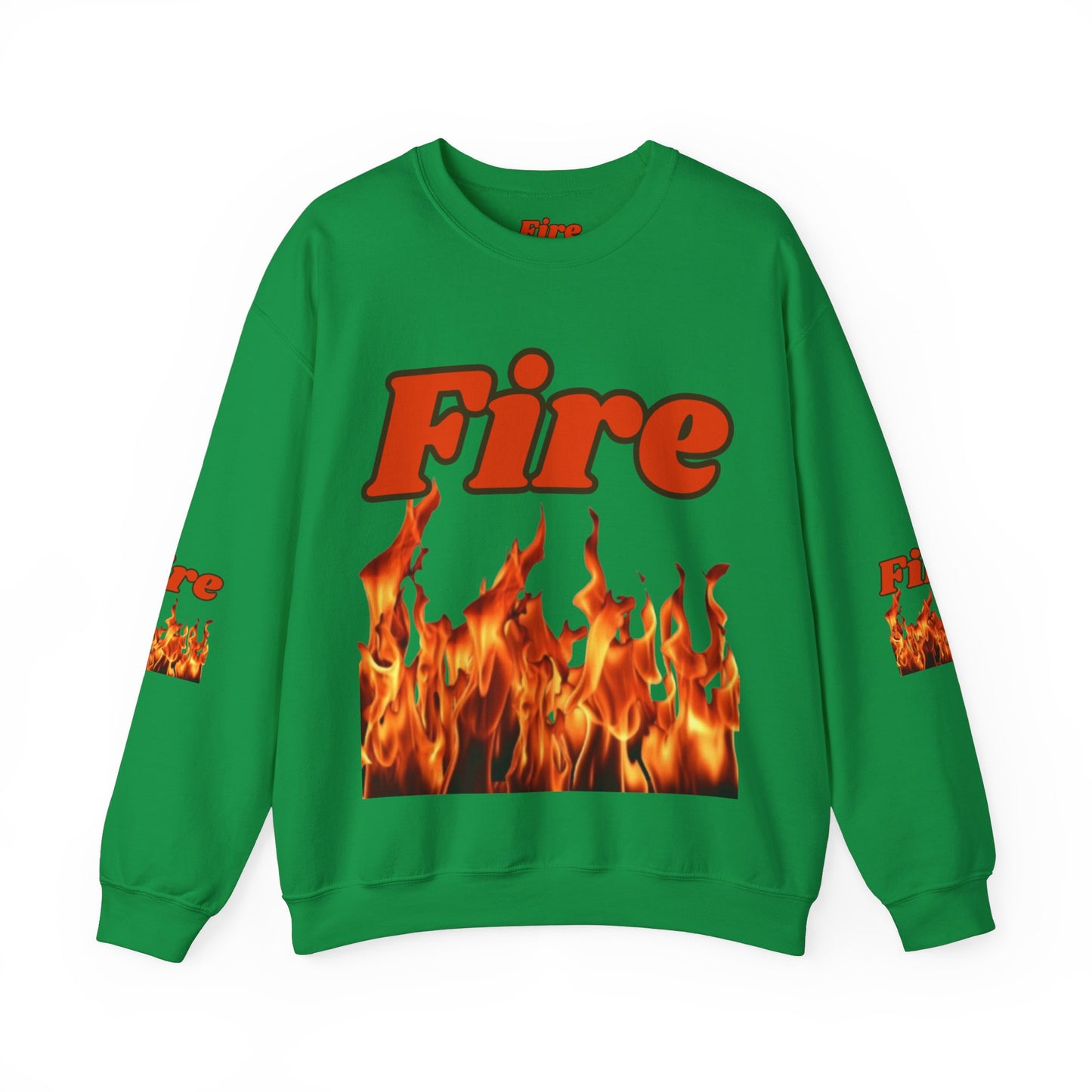 Unisex Heavy Blend™ Crewneck Sweatshirt (Fire)