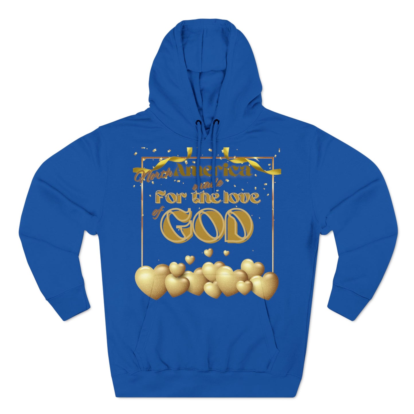 Three-Panel Fleece Hoodie (North America-ForLove)