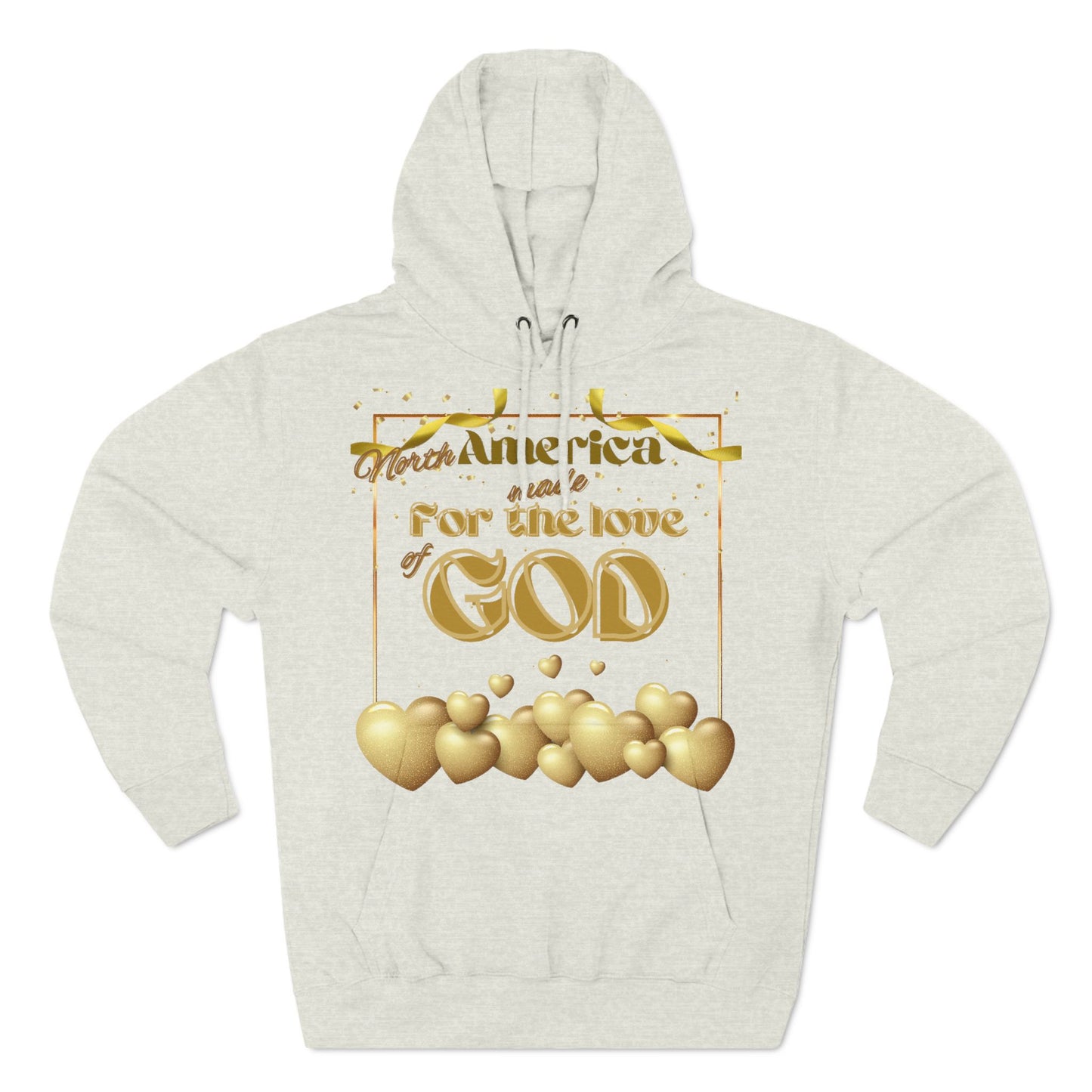Three-Panel Fleece Hoodie (North America-ForLove)