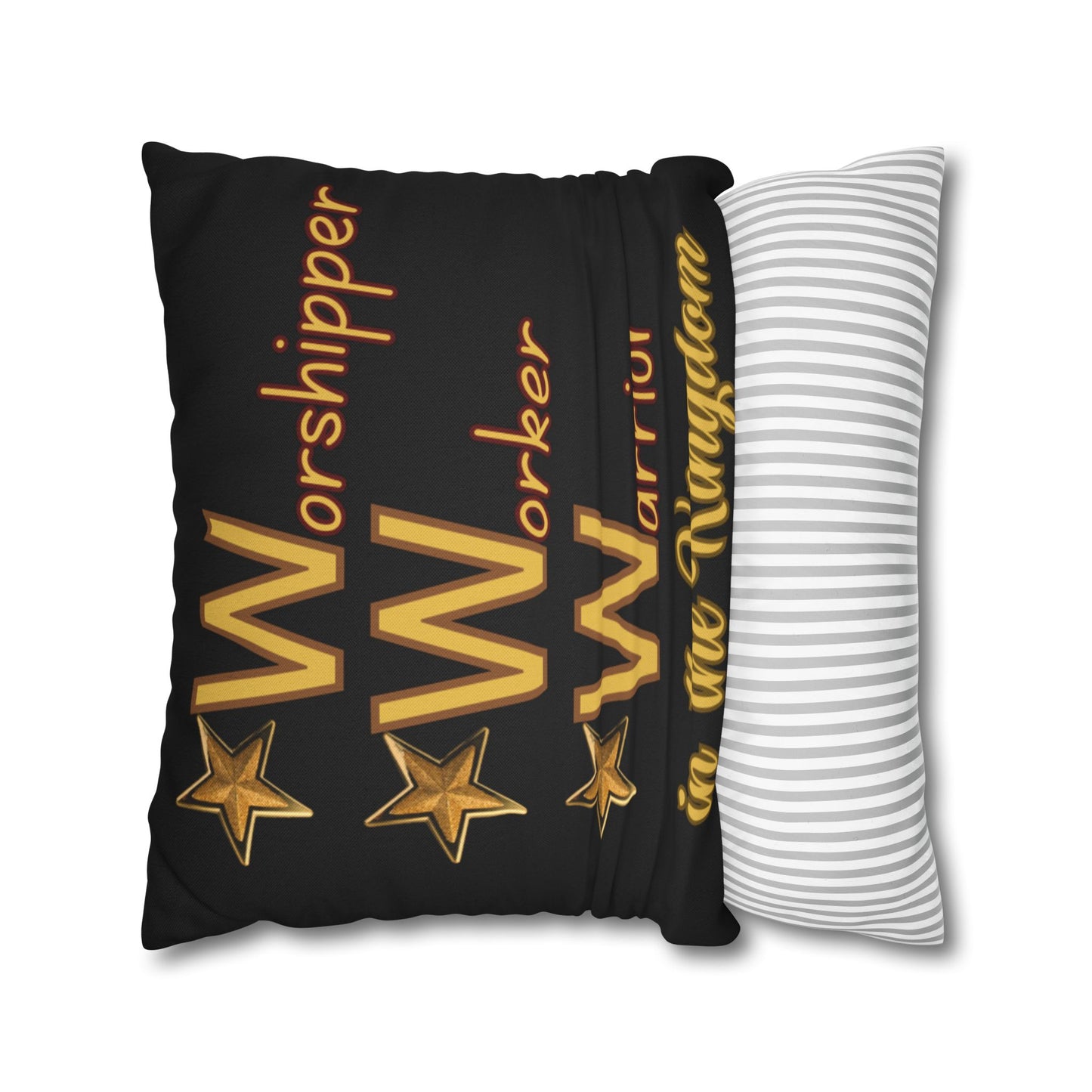 Spun Polyester Square Pillowcase - (www)