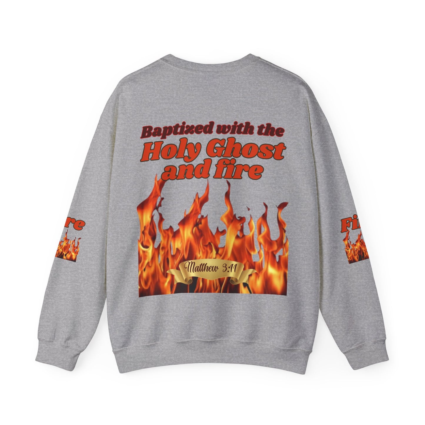 Unisex Heavy Blend™ Crewneck Sweatshirt (Fire)