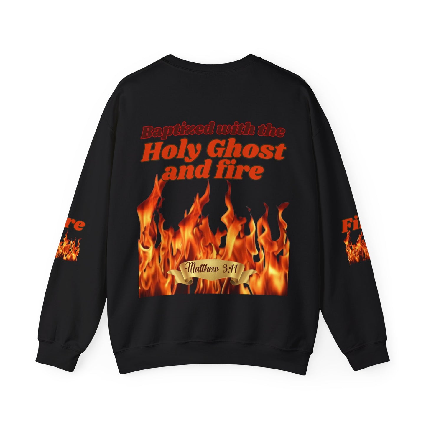 Unisex Heavy Blend™ Crewneck Sweatshirt (Fire)
