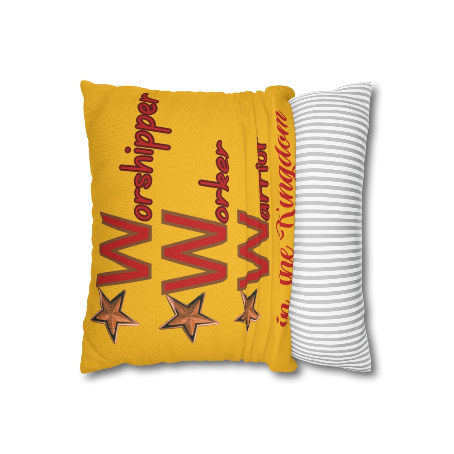 Spun Polyester Square Pillowcase - (www)