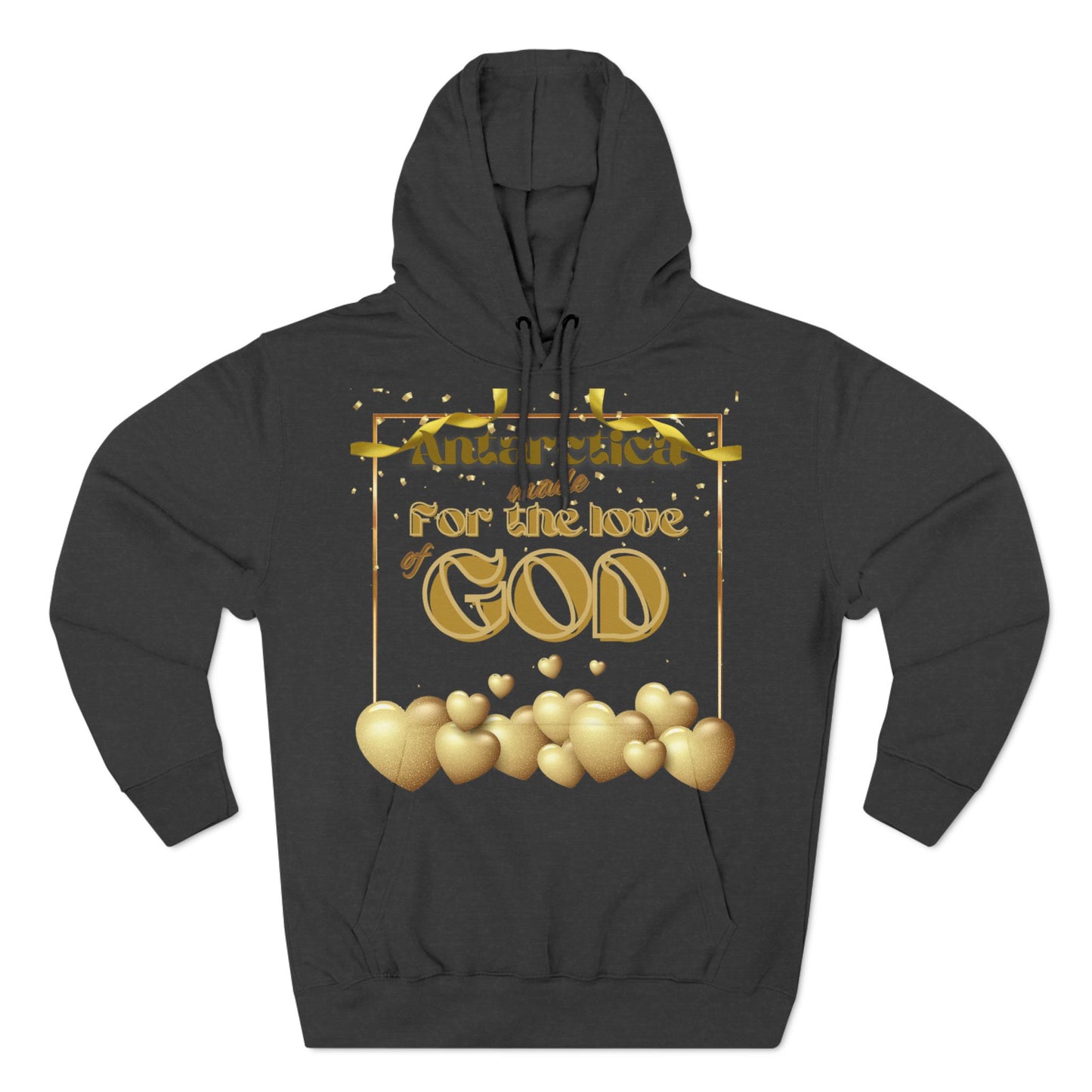 Three-Panel Fleece Hoodie (Antarctica-ForLove)