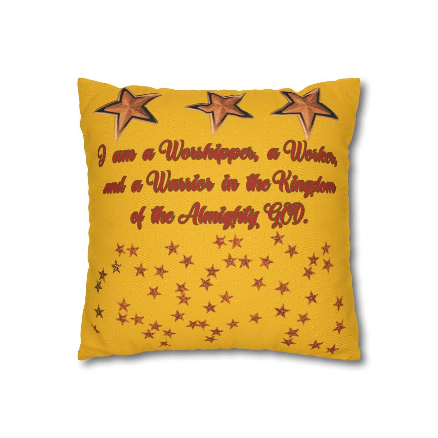 Spun Polyester Square Pillowcase - (www)