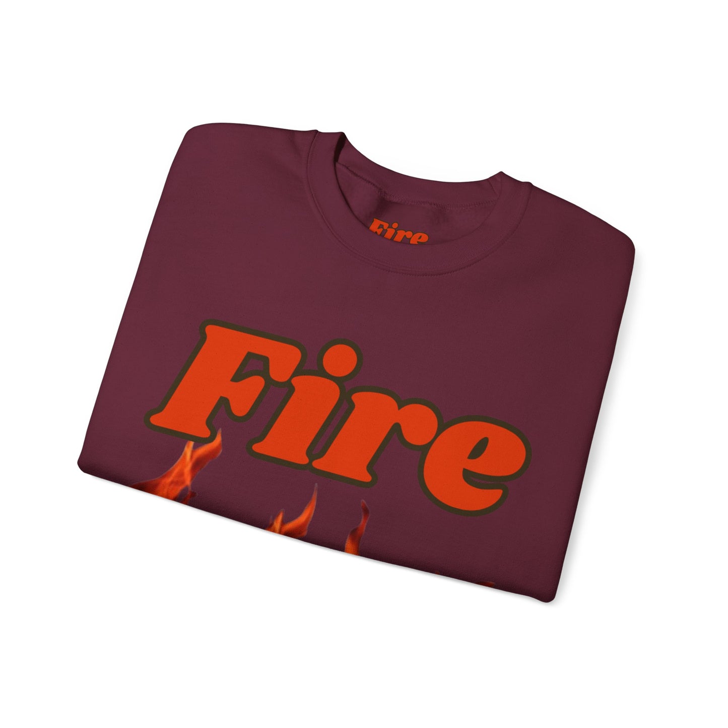 Unisex Heavy Blend™ Crewneck Sweatshirt (Fire)