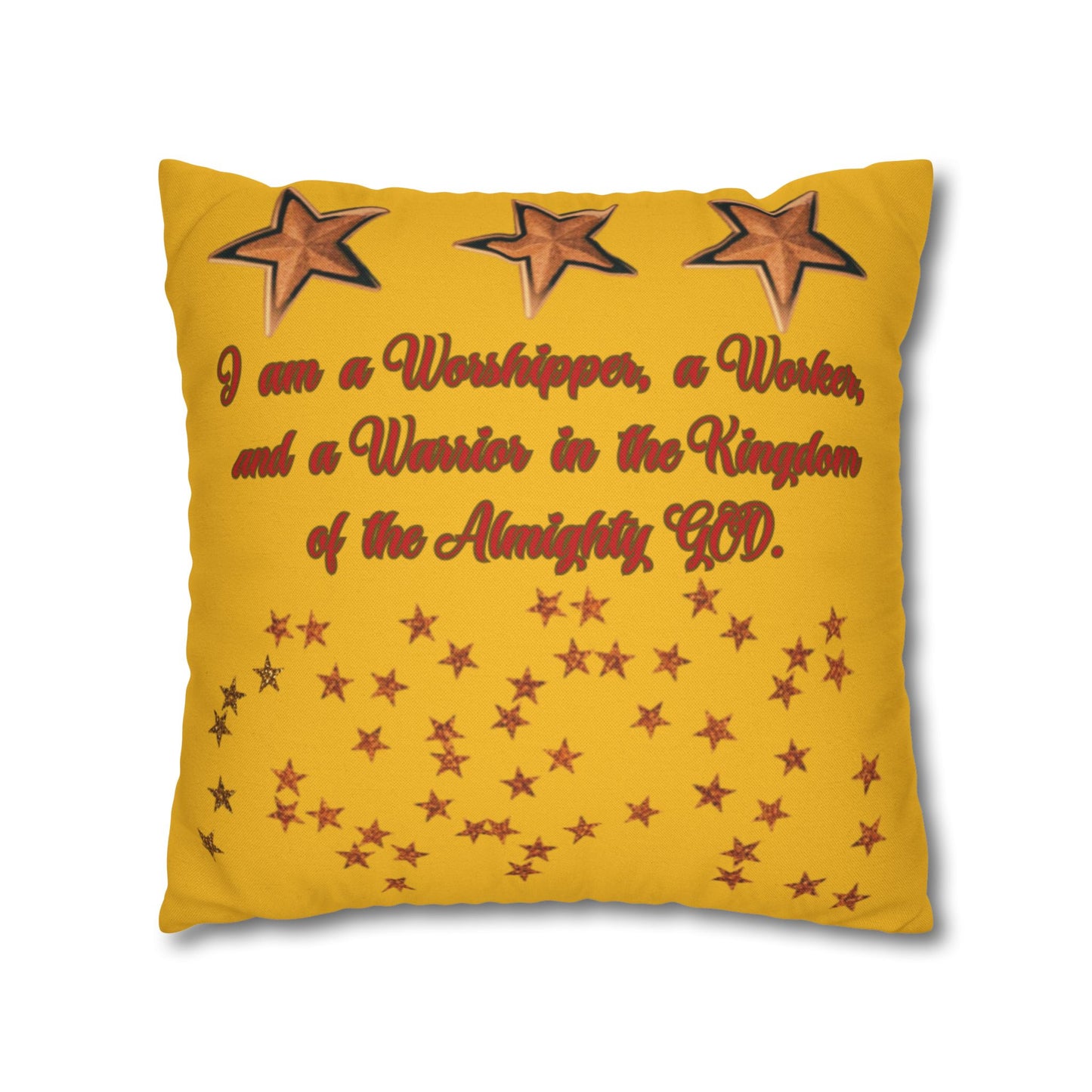 Spun Polyester Square Pillowcase - (www)