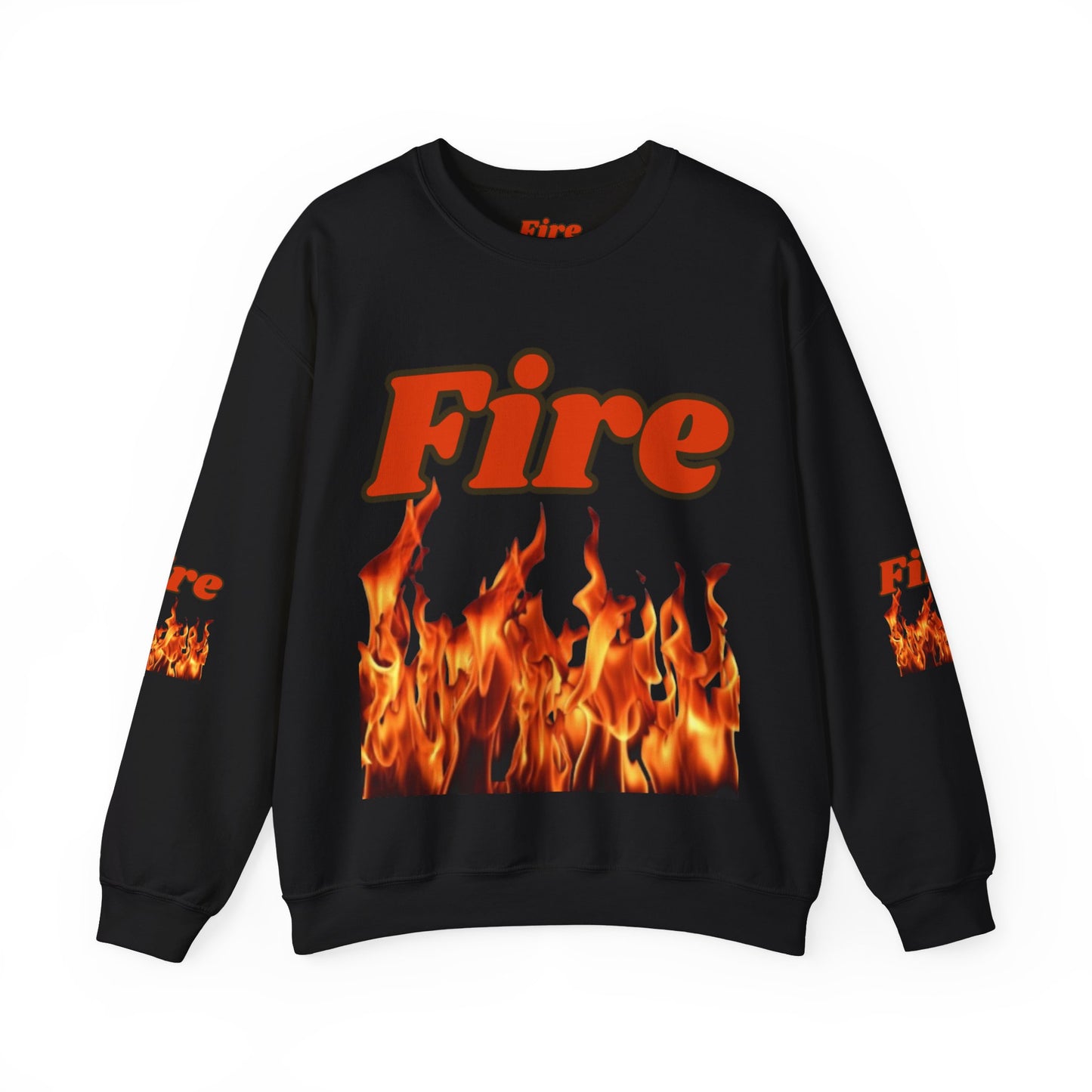 Unisex Heavy Blend™ Crewneck Sweatshirt (Fire)