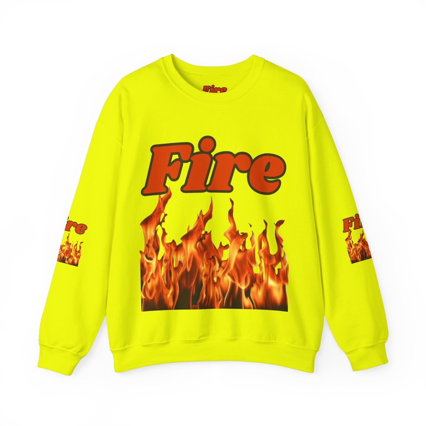 Unisex Heavy Blend™ Crewneck Sweatshirt (Fire)
