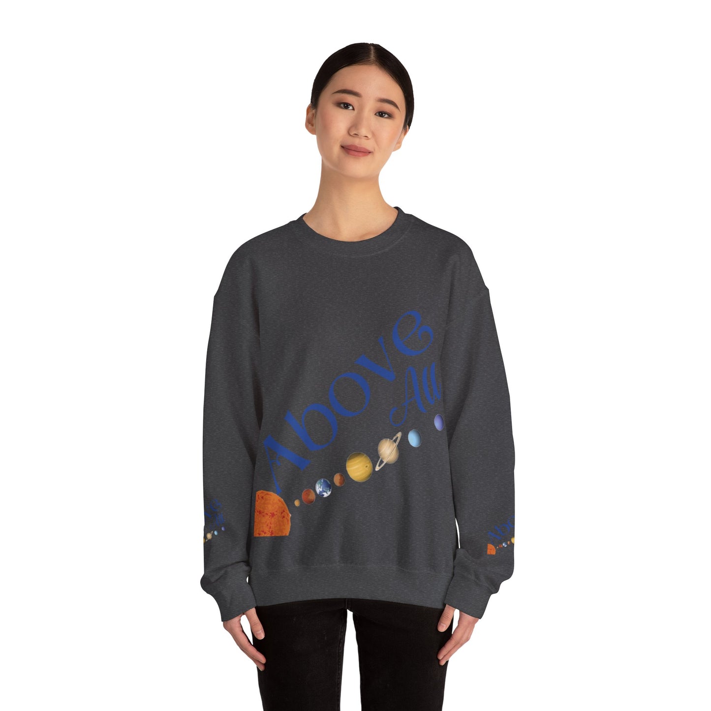 Unisex Heavy Blend™ Crewneck Sweatshirt (Above all)