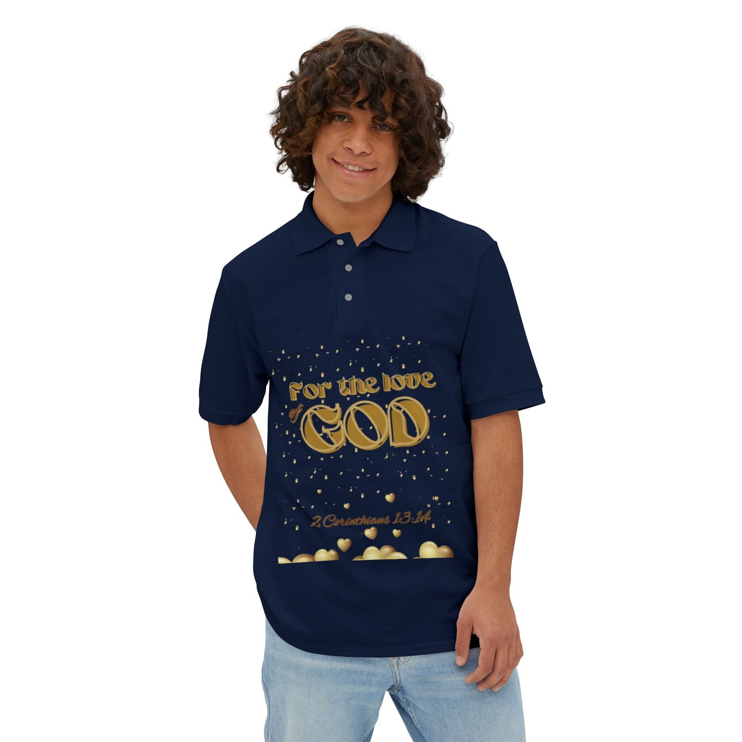 Men's Piqué Polo (Love)