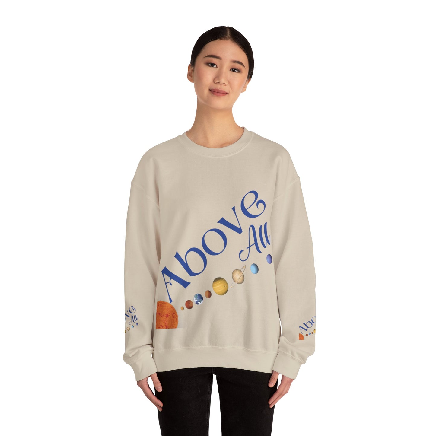 Unisex Heavy Blend™ Crewneck Sweatshirt (Above all)