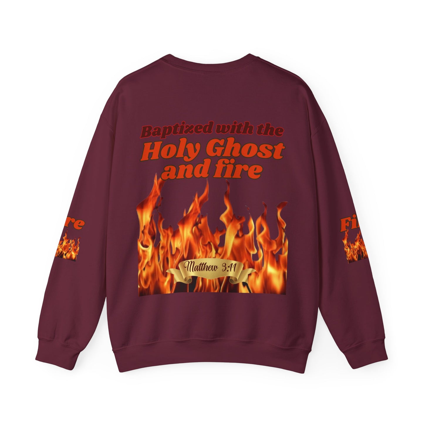 Unisex Heavy Blend™ Crewneck Sweatshirt (Fire)