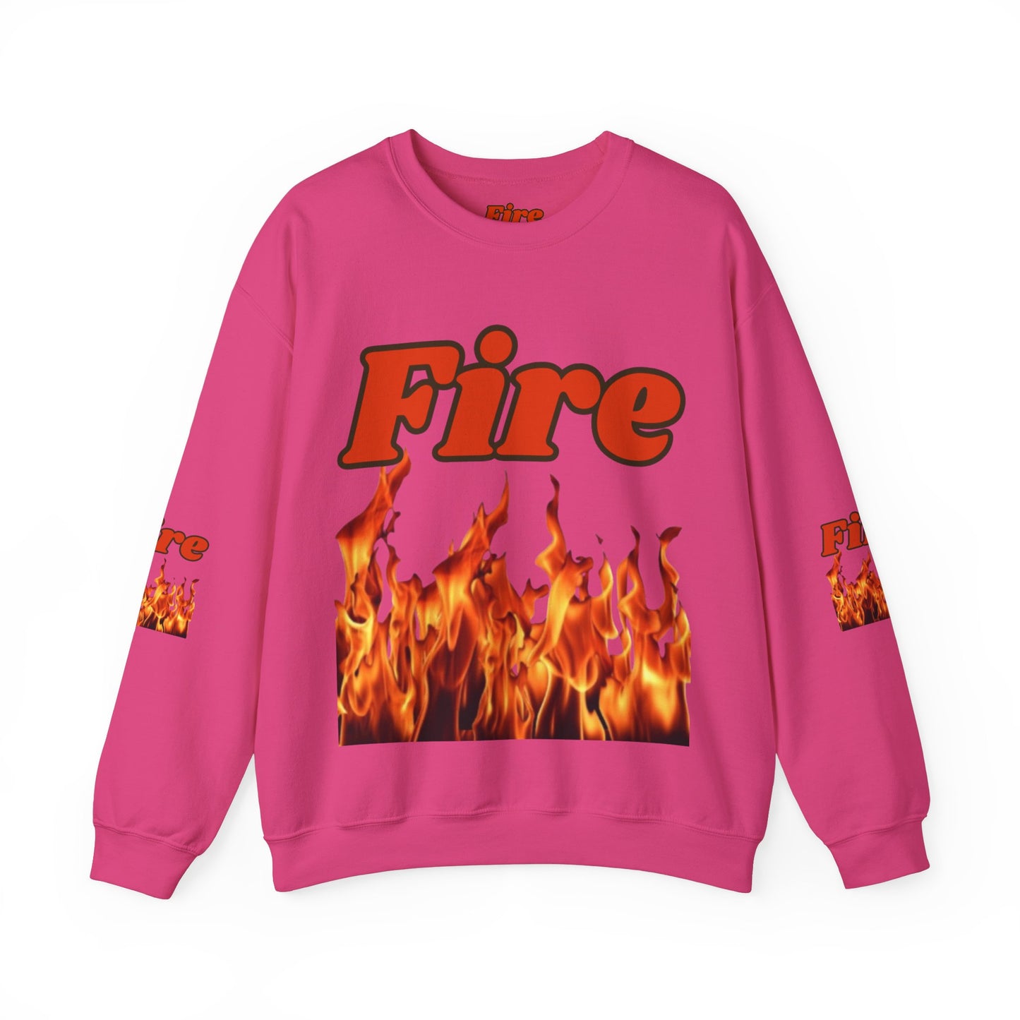 Unisex Heavy Blend™ Crewneck Sweatshirt (Fire)
