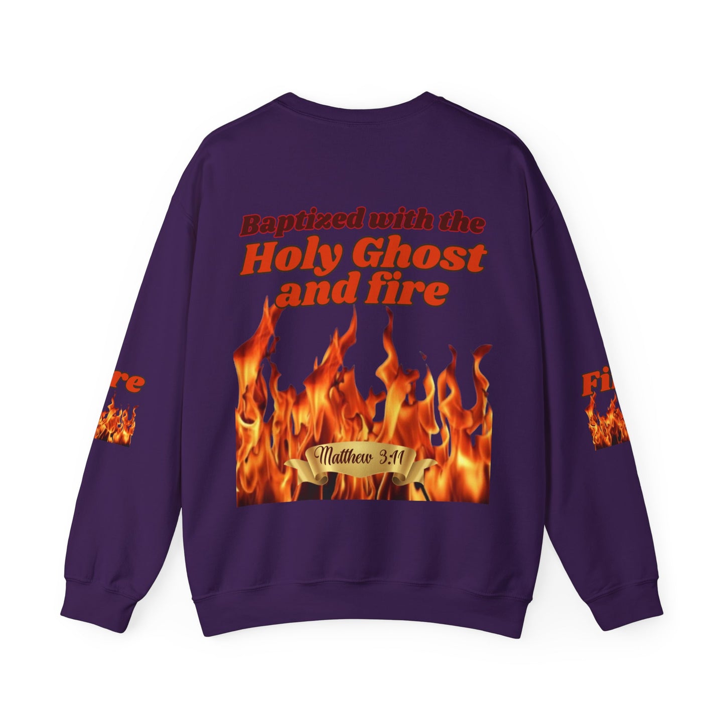 Unisex Heavy Blend™ Crewneck Sweatshirt (Fire)