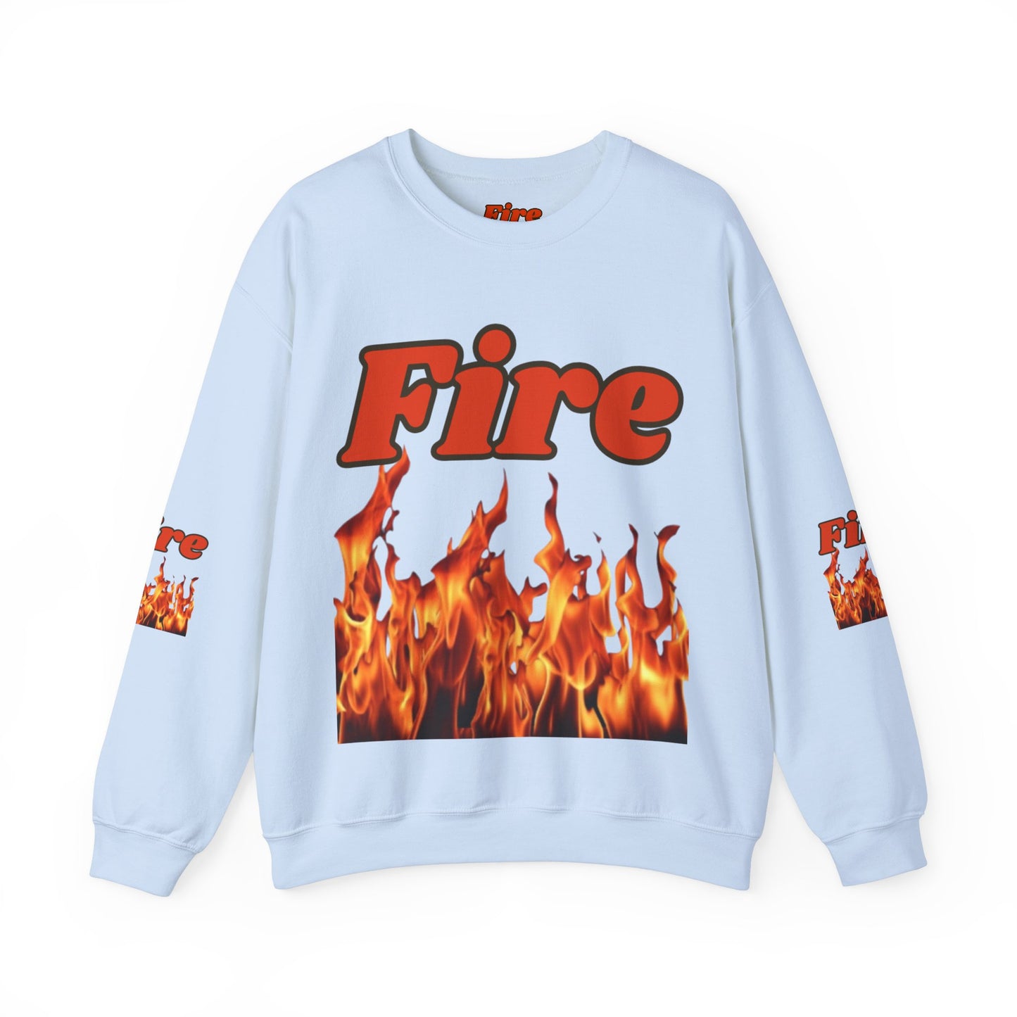 Unisex Heavy Blend™ Crewneck Sweatshirt (Fire)