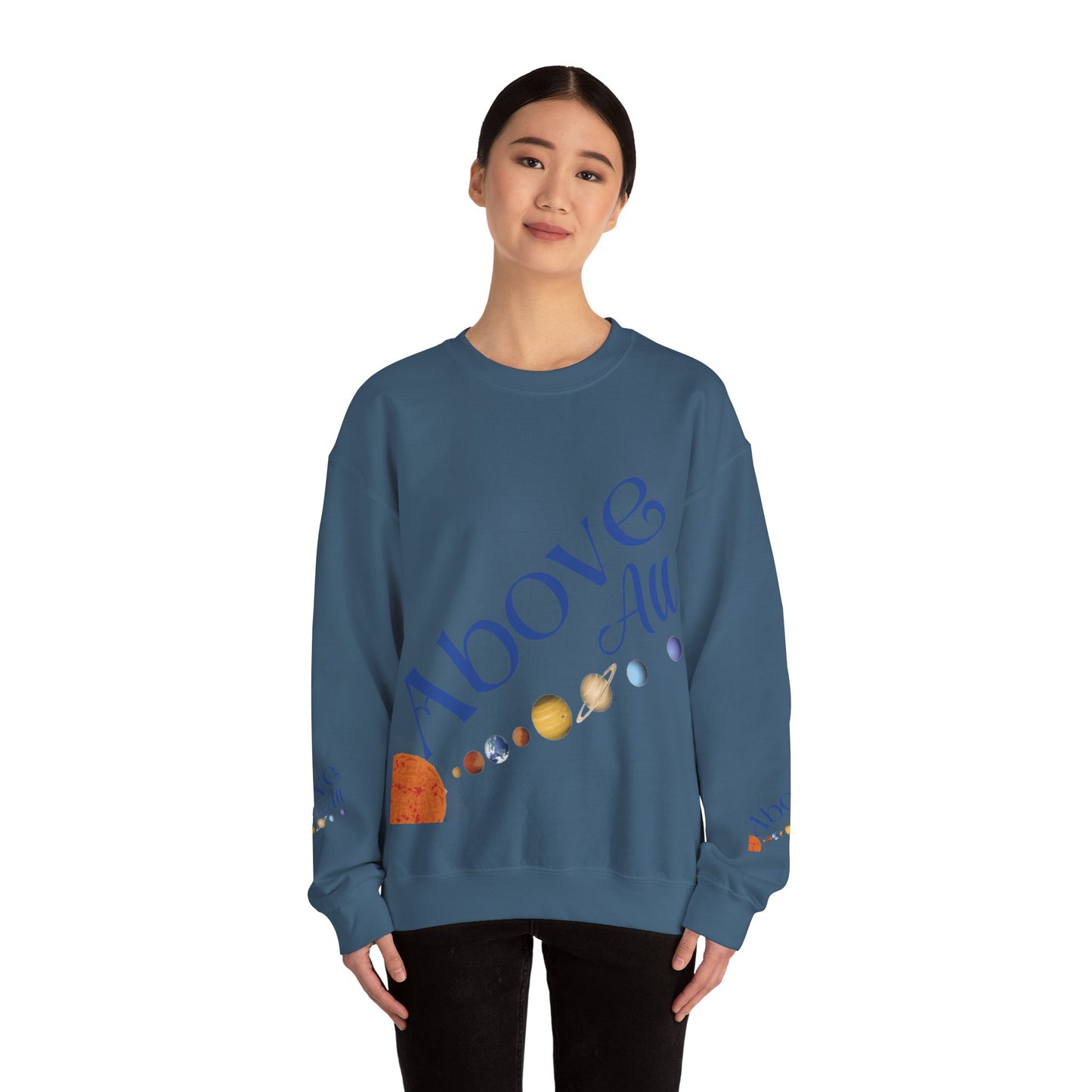 Unisex Heavy Blend™ Crewneck Sweatshirt (Above all)