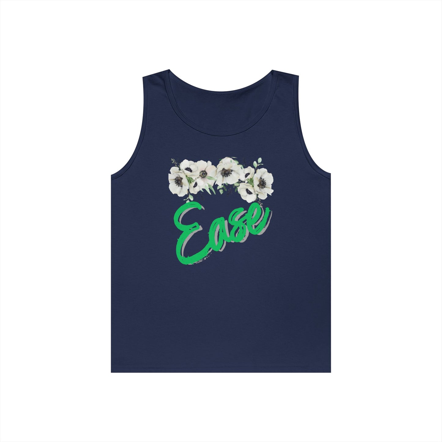 Unisex Heavy Cotton Tank Top (Floral-Ease)
