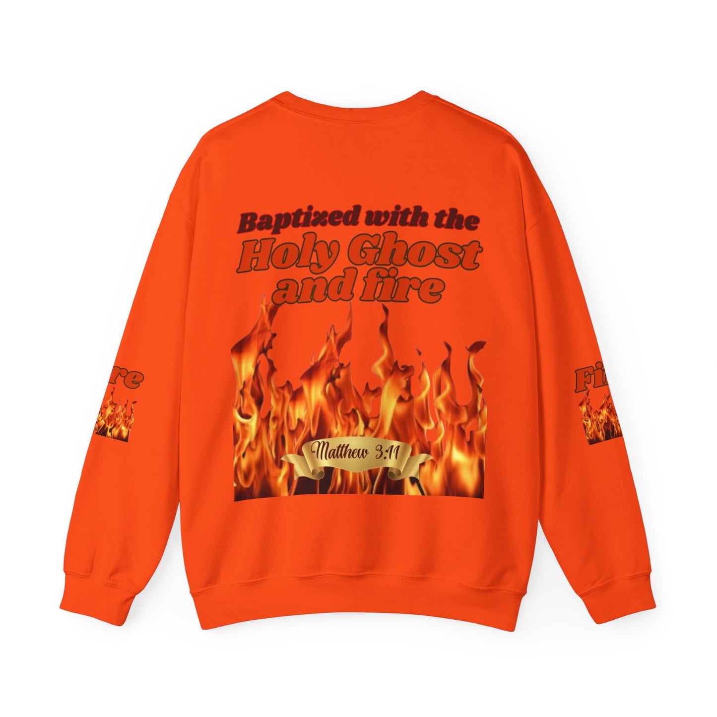 Unisex Heavy Blend™ Crewneck Sweatshirt (Fire)