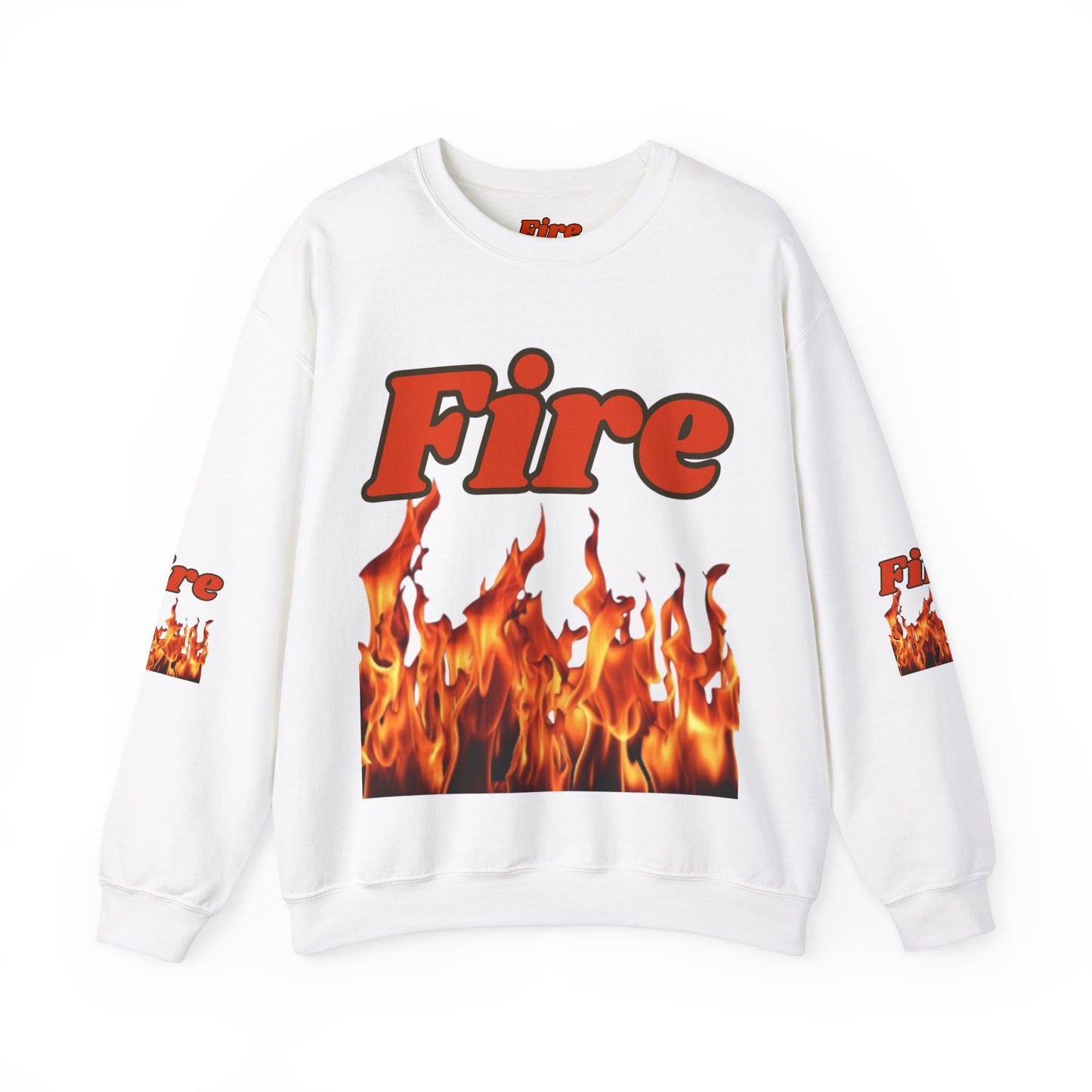 Unisex Heavy Blend™ Crewneck Sweatshirt (Fire)