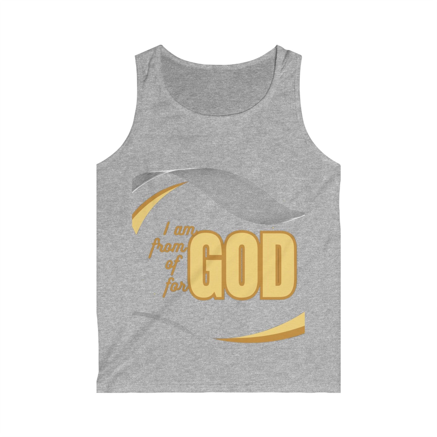 Men's Softstyle Tank Top (From God)