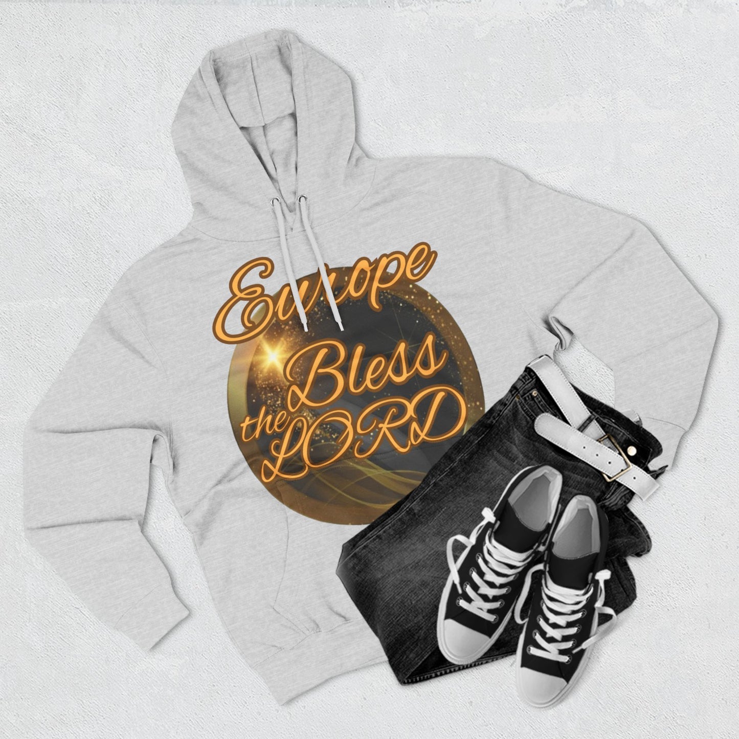 Three-Panel Fleece Hoodie (Europe-Blessed)