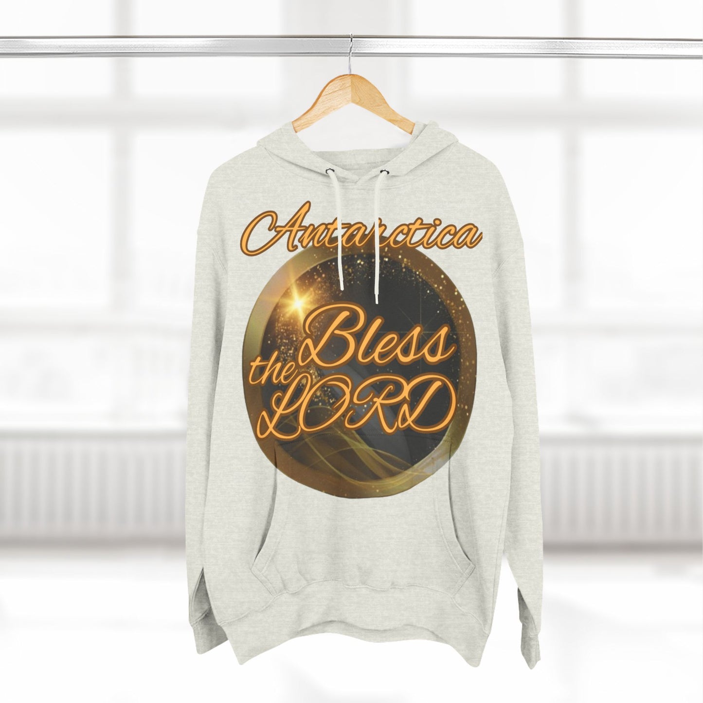 Three-Panel Fleece Hoodie (Antarctica-Blessed)