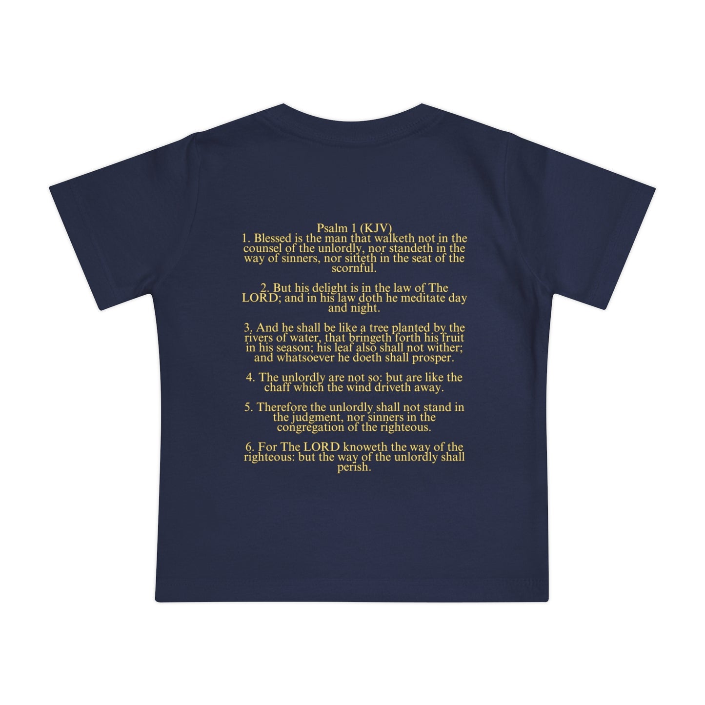 Baby Short Sleeve T-Shirt (Psalm 1)