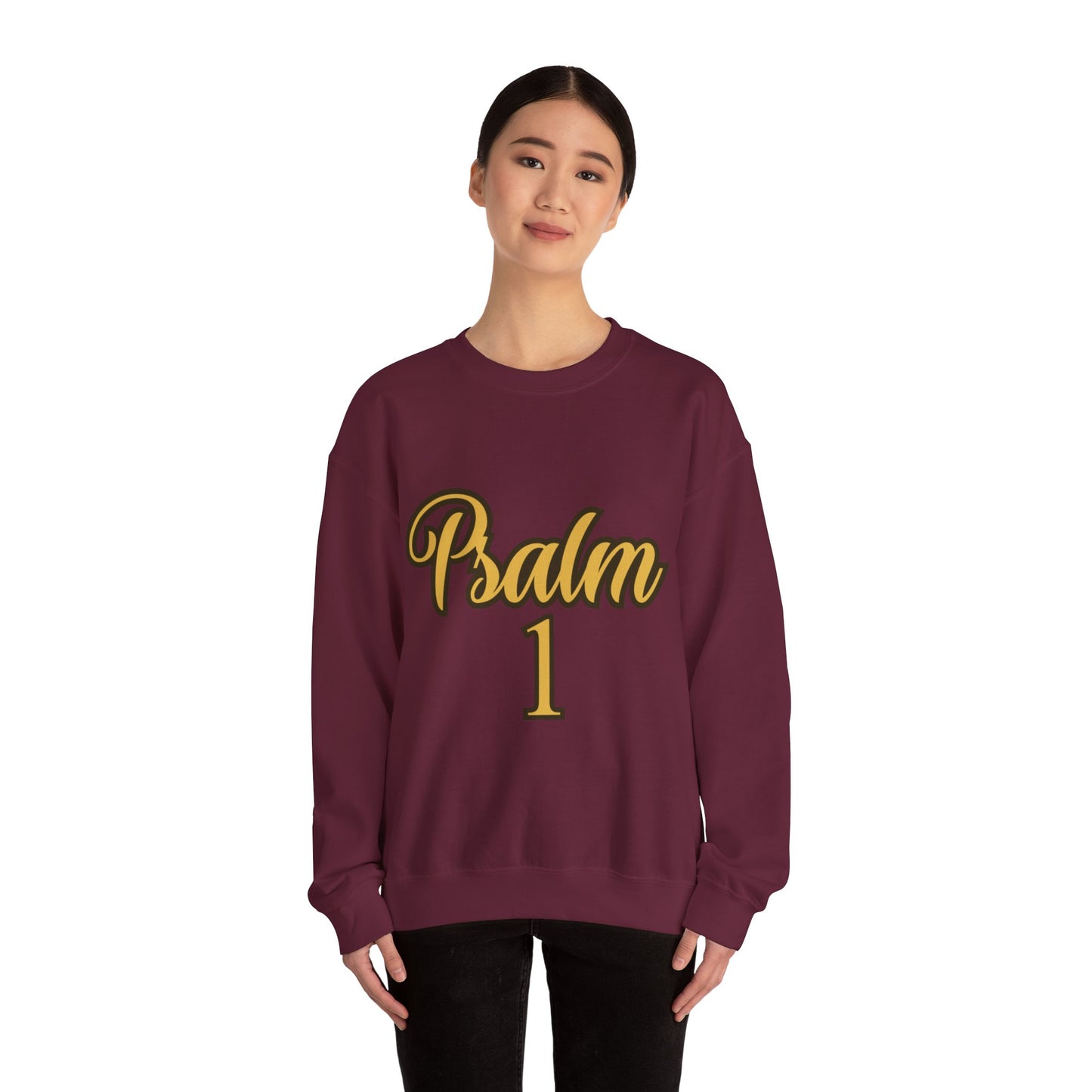 Unisex Heavy Blend™ Crewneck Sweatshirt (Psalm 1)