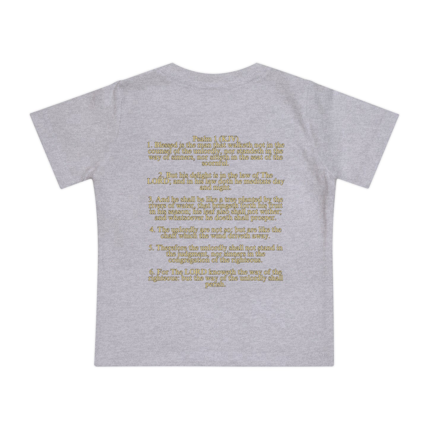 Baby Short Sleeve T-Shirt (Psalm 1)