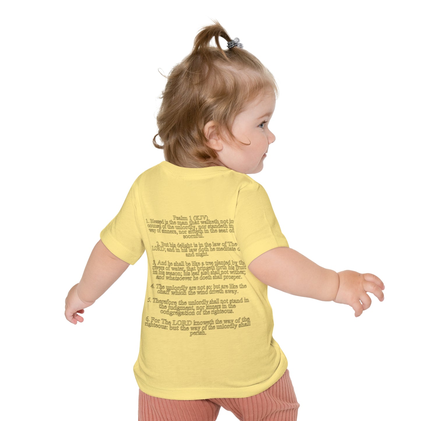 Baby Short Sleeve T-Shirt (Psalm 1)