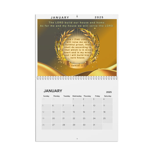 2025 Faith-Based Wall Calendar