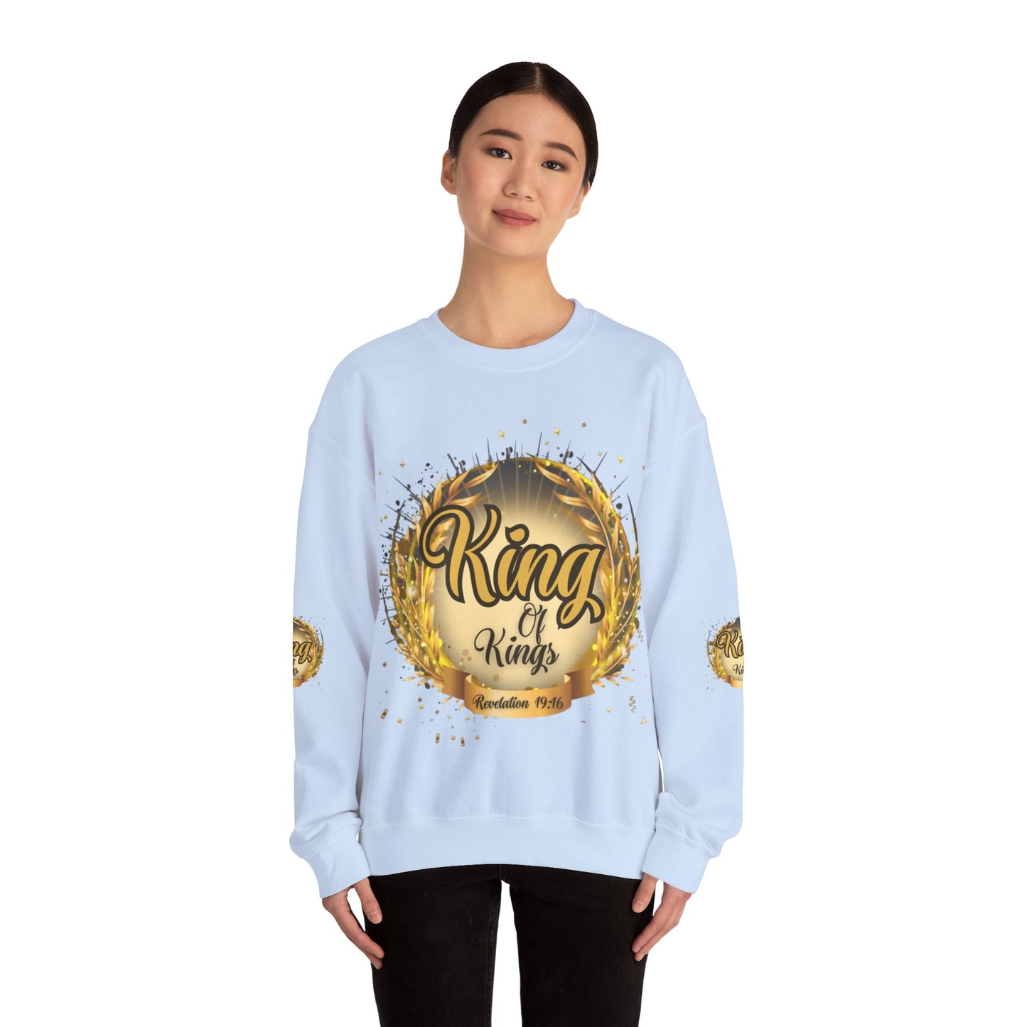 Unisex Heavy Blend™ Crewneck Sweatshirt (King Of Kings)