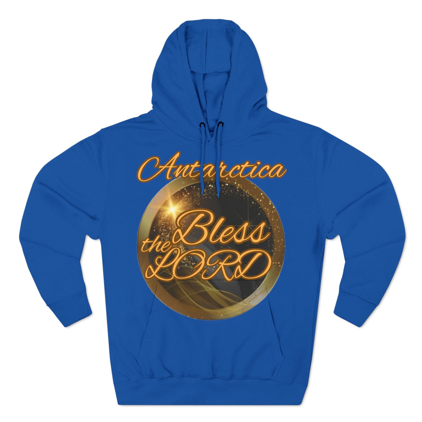 Three-Panel Fleece Hoodie (Antarctica-Blessed)