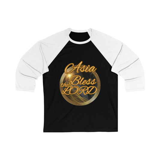 Unisex 3\4 Sleeve Baseball Tee (Asia -Blessed)