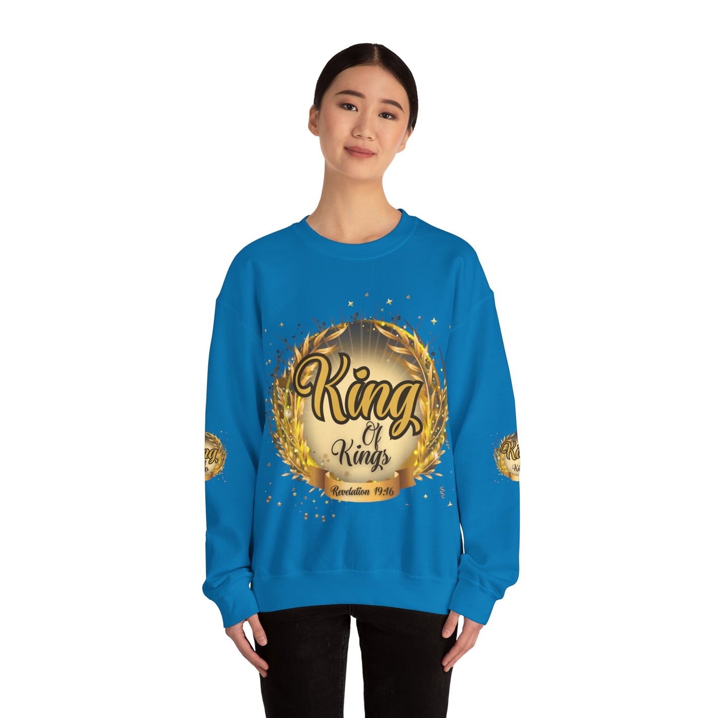 Unisex Heavy Blend™ Crewneck Sweatshirt (King Of Kings)