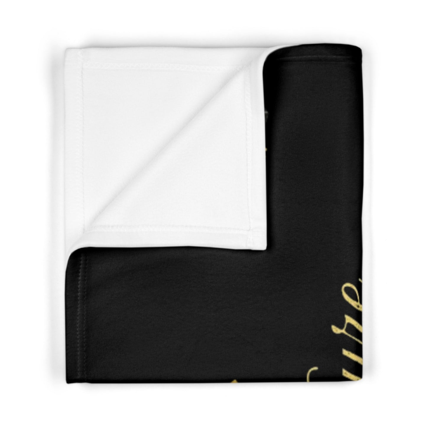 Soft Fleece Baby Blanket - Black (Pure)