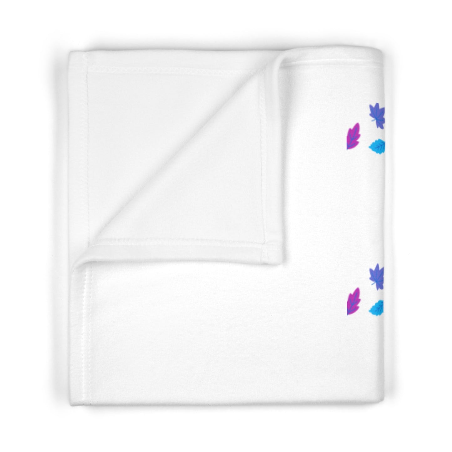 Soft Fleece Baby Blanket - White