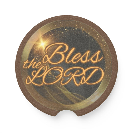 Soapstone Car Coaster - Blessed