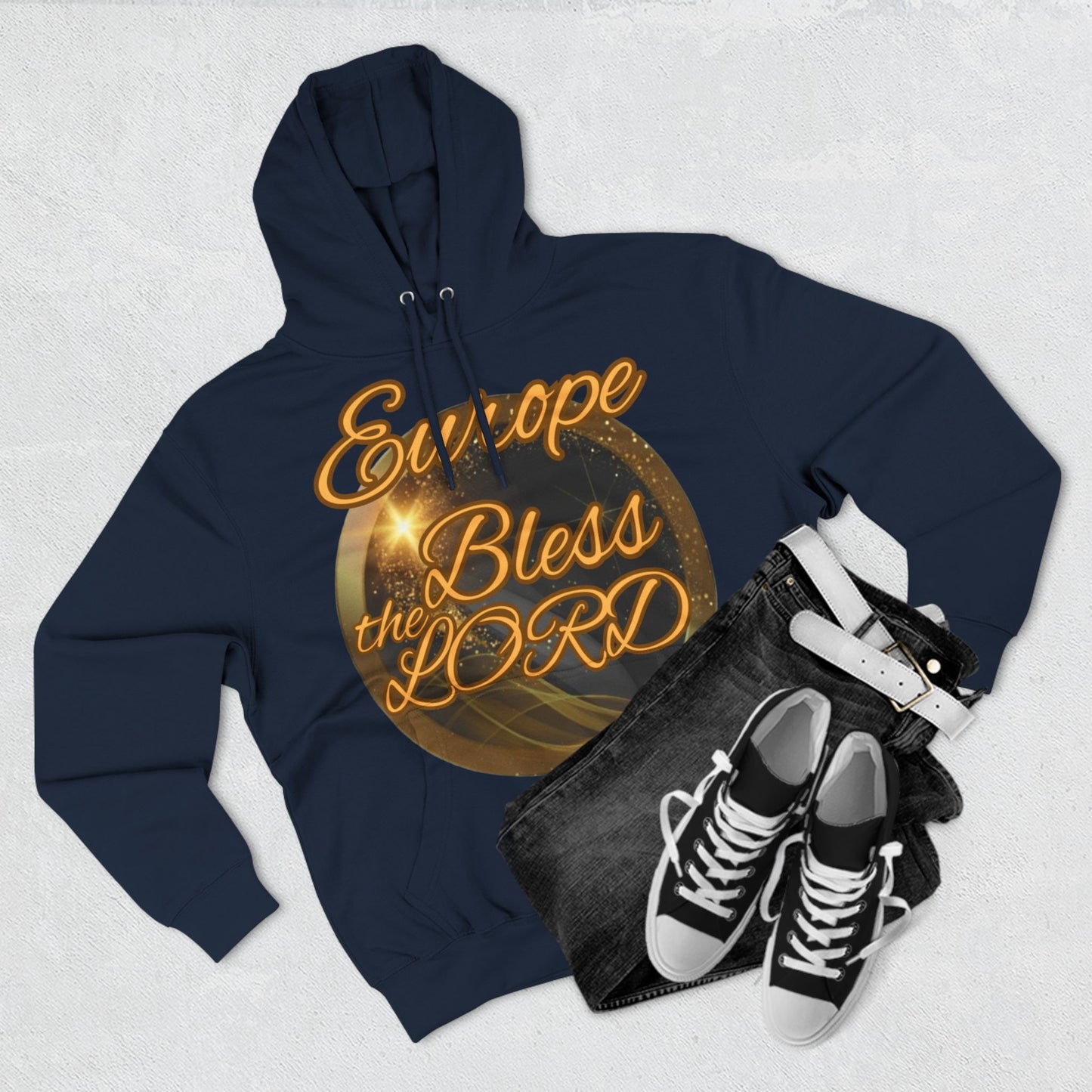 Three-Panel Fleece Hoodie (Europe-Blessed)