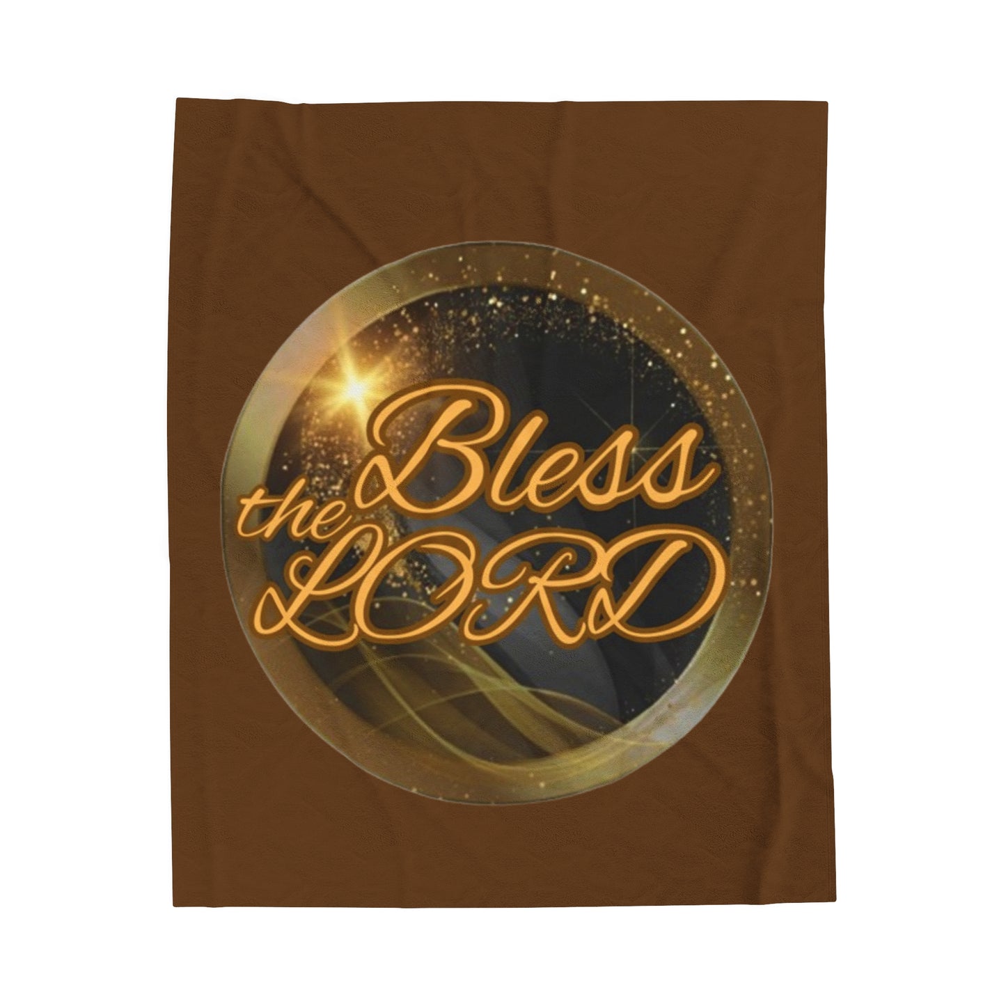 Velveteen Plush Blanket - Blessed