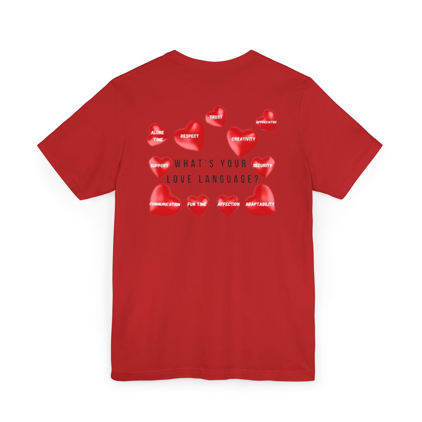 Unisex Jersey T-Shirt -VP25 _ Red