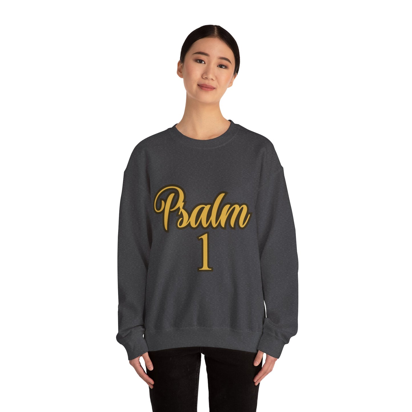 Unisex Heavy Blend™ Crewneck Sweatshirt (Psalm 1)