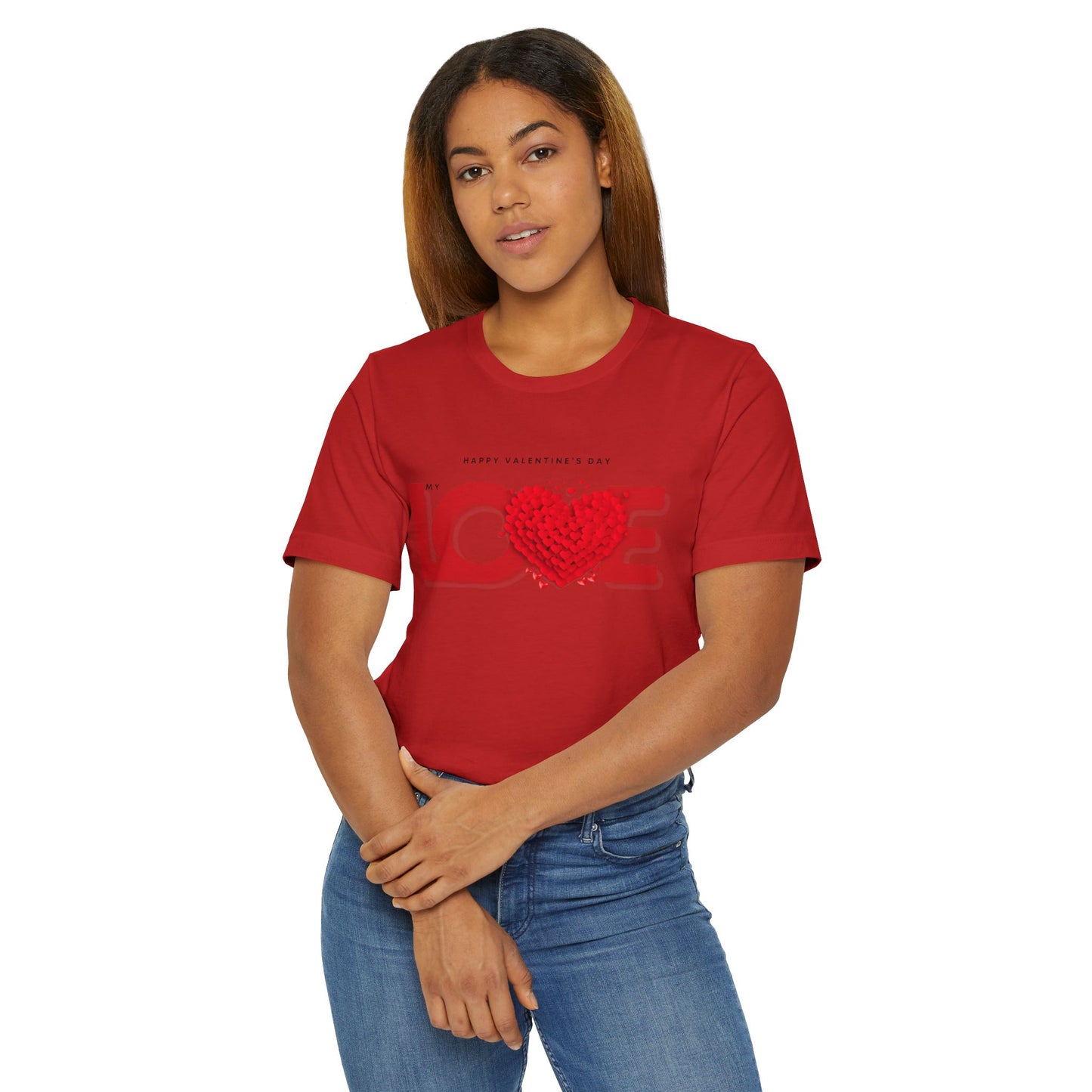 Unisex Jersey T-Shirt -VP25 _ Red