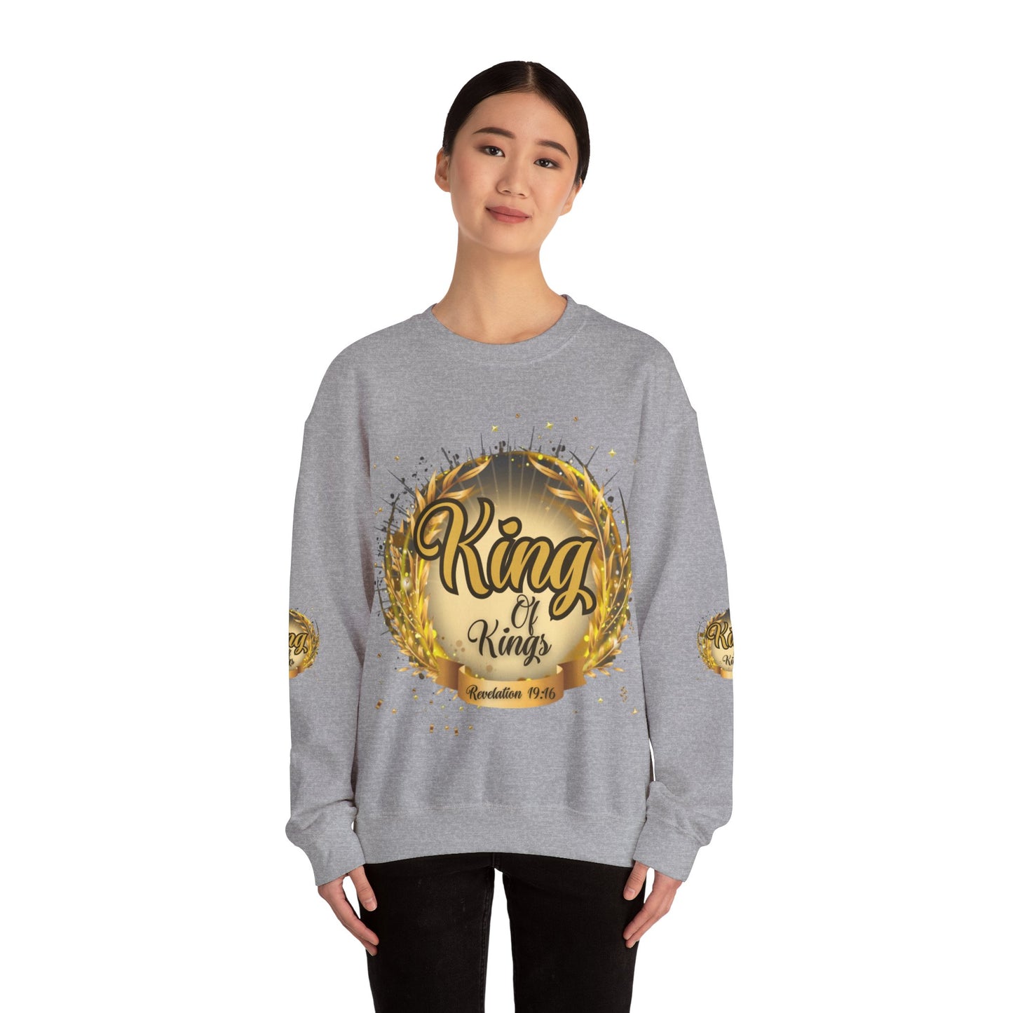 Unisex Heavy Blend™ Crewneck Sweatshirt (King Of Kings)