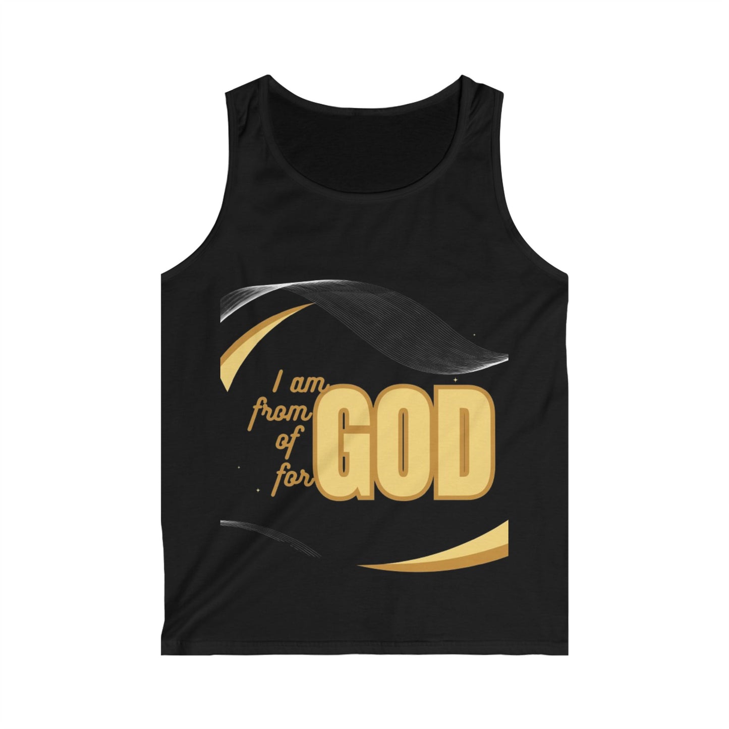 Men's Softstyle Tank Top (From God)